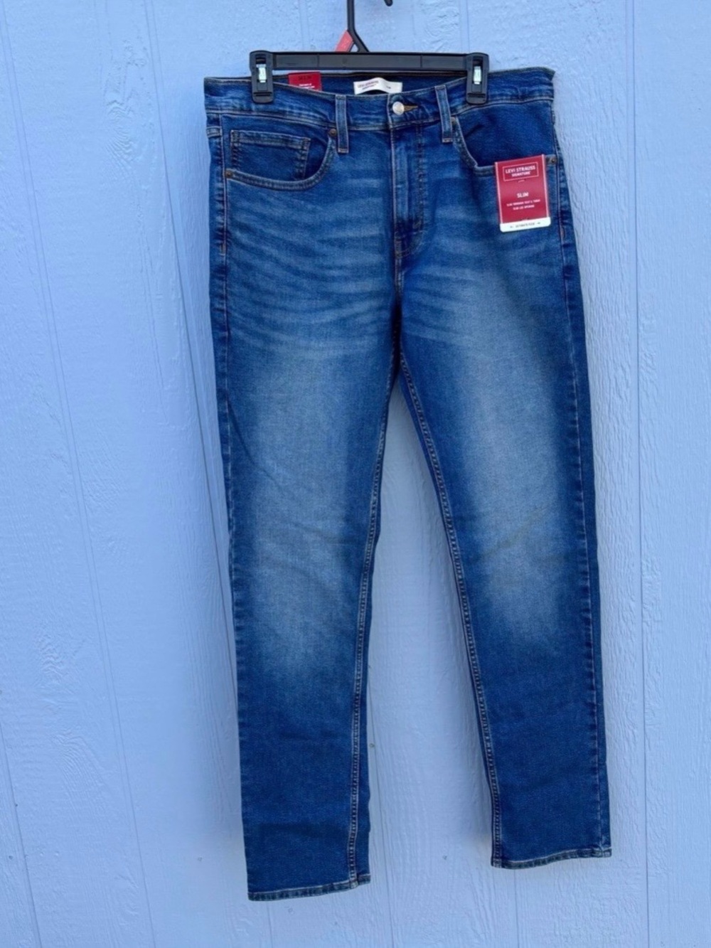 Levi's Men's Medium Wash Blue Slim Ultimate Flex Straight Jeans